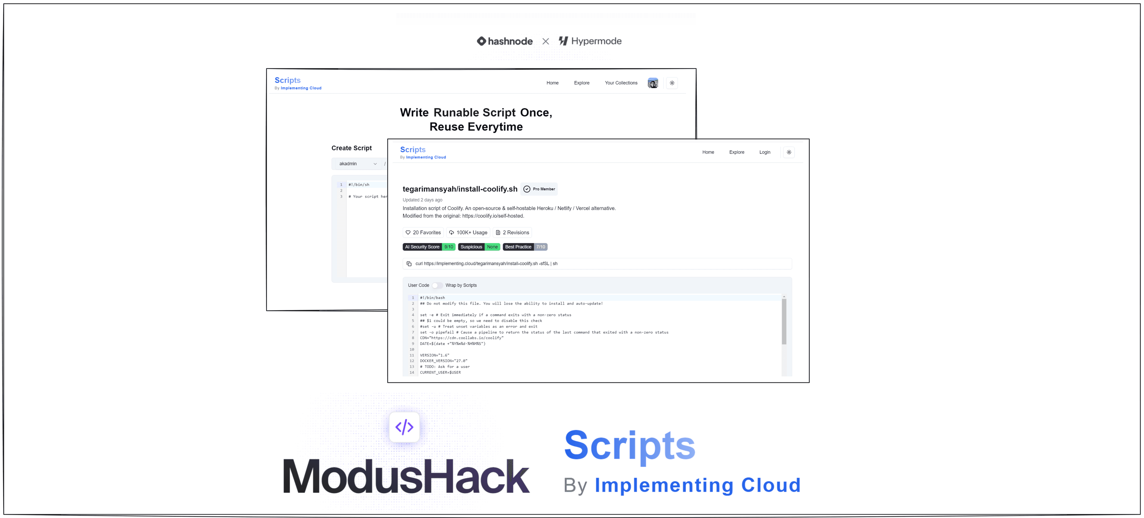 Introducing Scripts: Securely Store and Reuse Code From Internet.